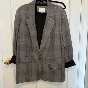 Plaid blazer
